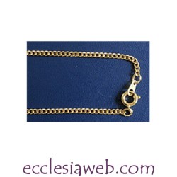 GOLD METAL NECKLACE WITH CLIP