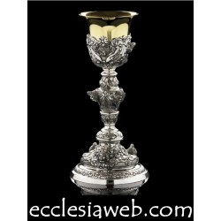 BAROQUE SILVER CHALICE WITH PUTTI