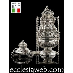 INCENSOR IN SILVER CESELLATE BAROQUE