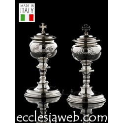 AMPOULES FOR HOLY OIL IN SILVER